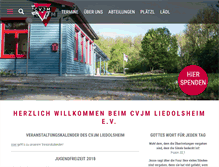 Tablet Screenshot of cvjm-liedolsheim.de